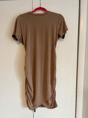 Express Dress Ruched, Cap Sleeve Dress